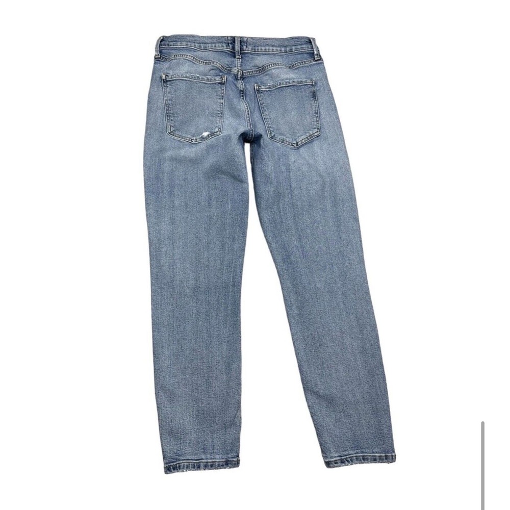 Agolde Sophie High Rise Skinny Crop Jeans Size 28 In Breakout Distressed - Picture 7 of 15